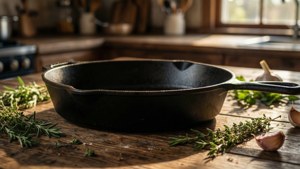 Cast Iron Skillet Still Life