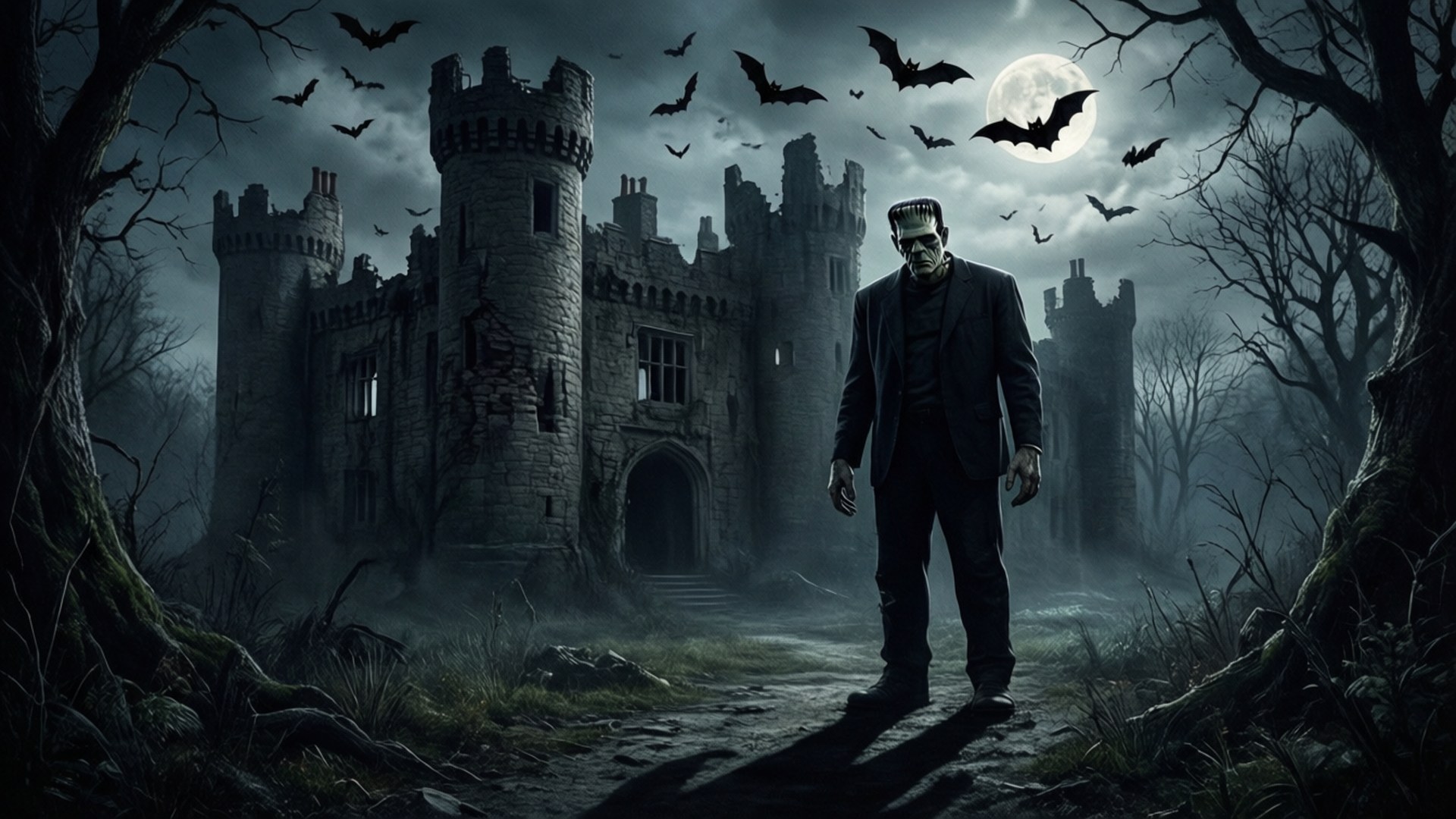 Castle of Shadows by Wallpapers.art Studio