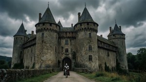 Castle Under Grey Skies