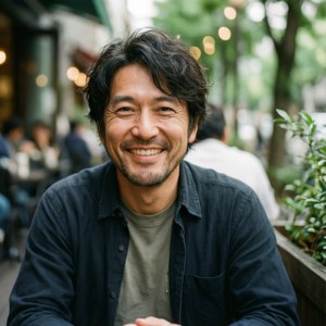 Casual Cafe Smile