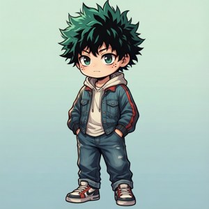 Casual Chibi Bakugo