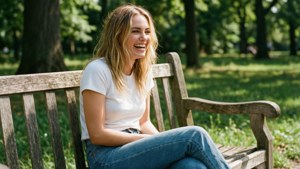 Casual Park Laughter