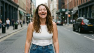 Casual Urban Laugh