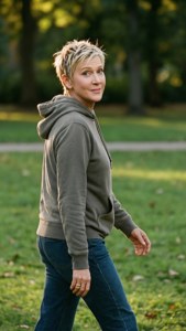 Casual Walk in Park