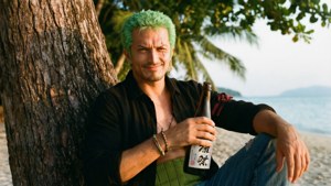 Casual Zoro with Sake