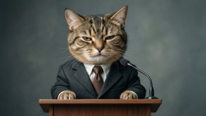 Cat CEO Humor