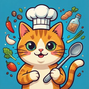 Cat Chef Cooking Quote
