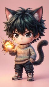Cat Ears Chibi Bakugou