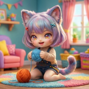 Cat Gacha Playtime