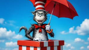 Cat in Striped Hat