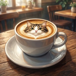 Cat Latte Art