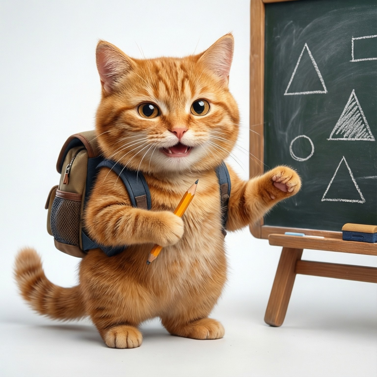 Cat Learns Shapes by Wallpapers.art Studio