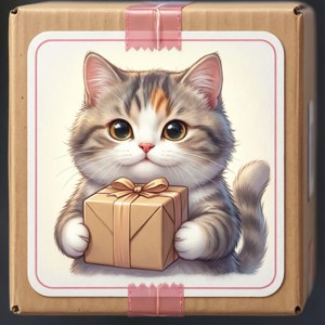 Cat Lover Shipping Label