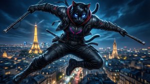 Cat Noir's Night Leap
