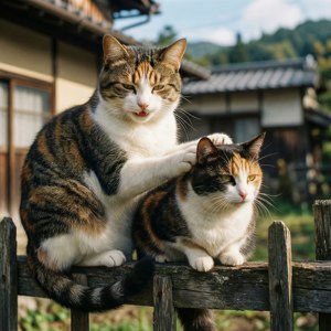 Cat on the Fence
