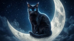 Cat on the Moon