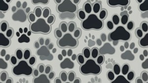 Cat Paw Print Pattern