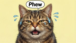Cat Phew Meme