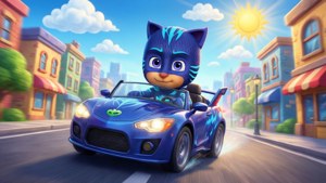 Catboy in Cat-Car