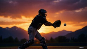 Catcher at Sunset