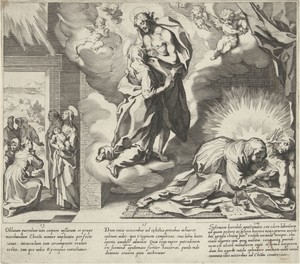 Catharina bidt voor genezing / Catharina kust de wonden van Christus / Catharina verzorgt een zieke