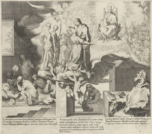 Catharina sterft op 33-jarige leeftijd / Catharina wordt in de hemel opgenomen