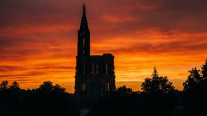 Cathedral Silhouette Sunset