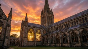 Cathedral Sunset Glow