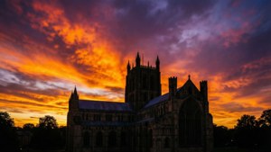Cathedral Sunset Silhouette