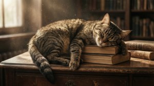Catnap Among Tomes