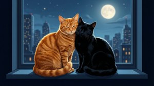 Cats on the Windowsill