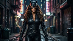 Catwoman in the Shadows