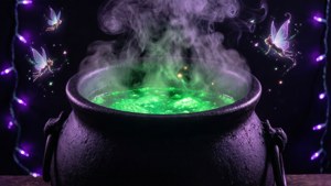 Cauldron Magic Lights