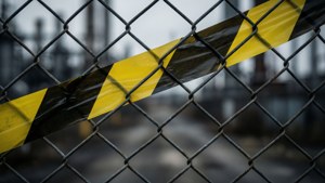 Caution Tape Fence
