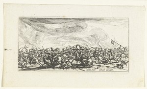 Cavaleriegevecht met zwaarden