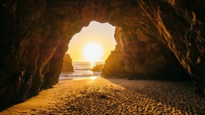 Cave Frame Sunset
