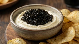 Caviar Dip with Chips
