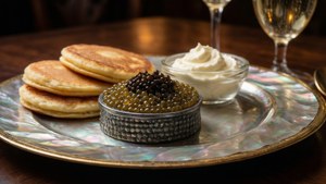 Caviar Feast Setup