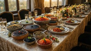 Caviar Party Spread