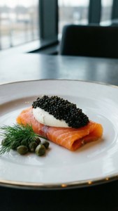 Caviar Salmon Bite