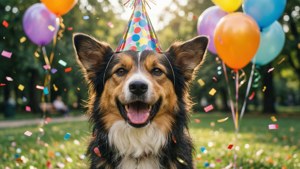 Celebratory Dog Party