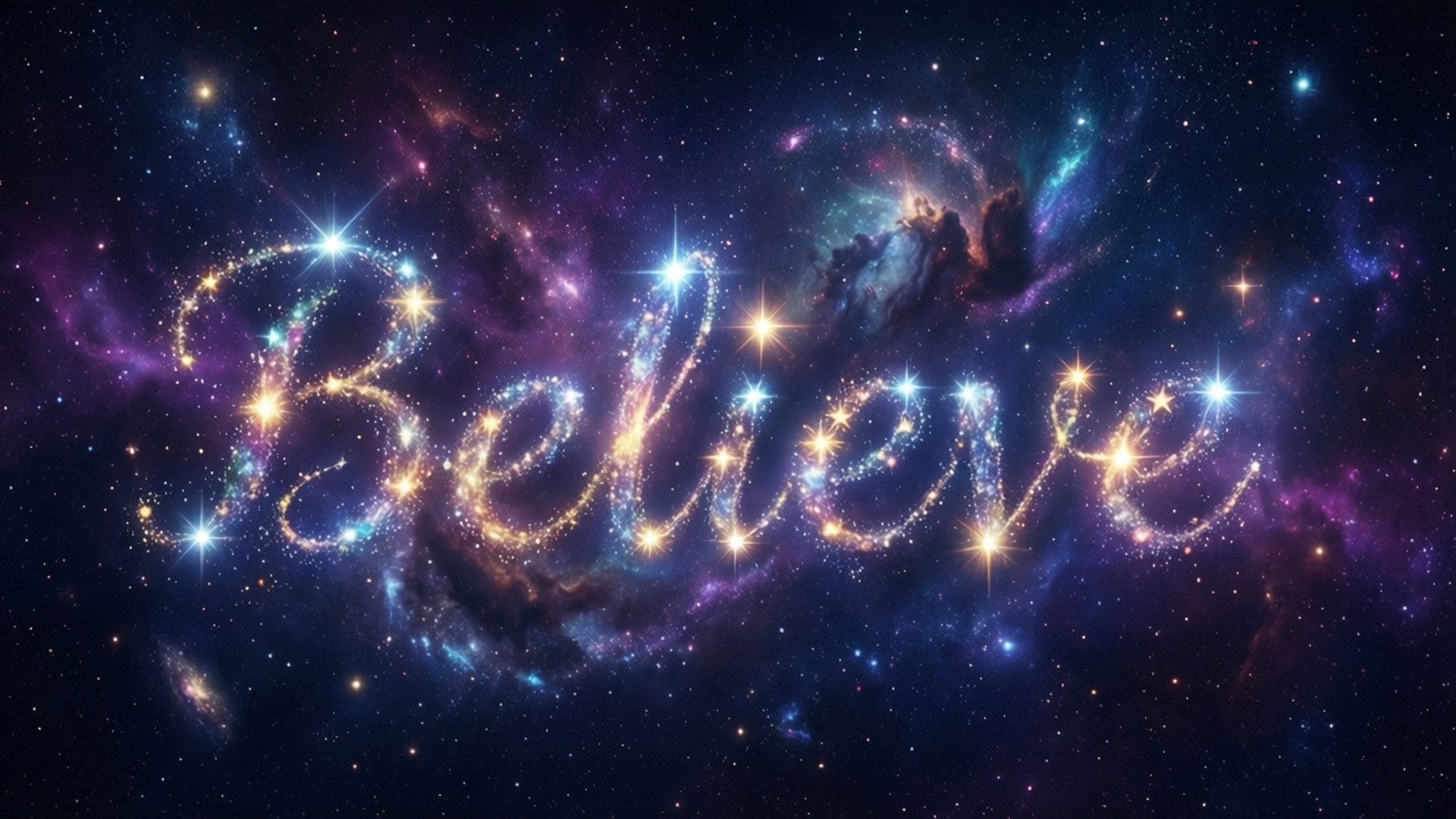 Celestial Believe Stars by Wallpapers.art Studio