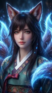 Celestial Fox Ara Portrait