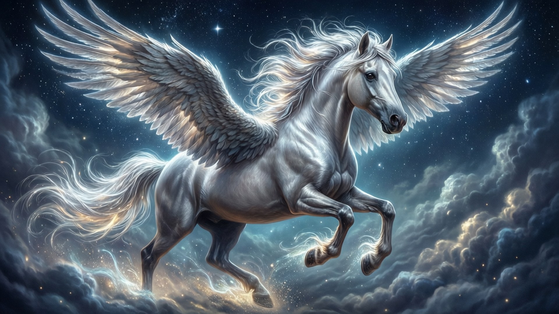 Celestial Gallop by Wallpapers.art Studio