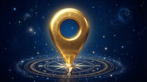 Celestial Gold Compass