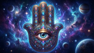 Celestial Hamsa Cosmos