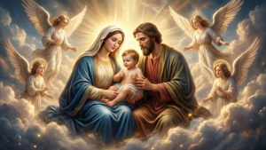 Celestial Holy Family