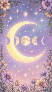 Celestial Moon Phases