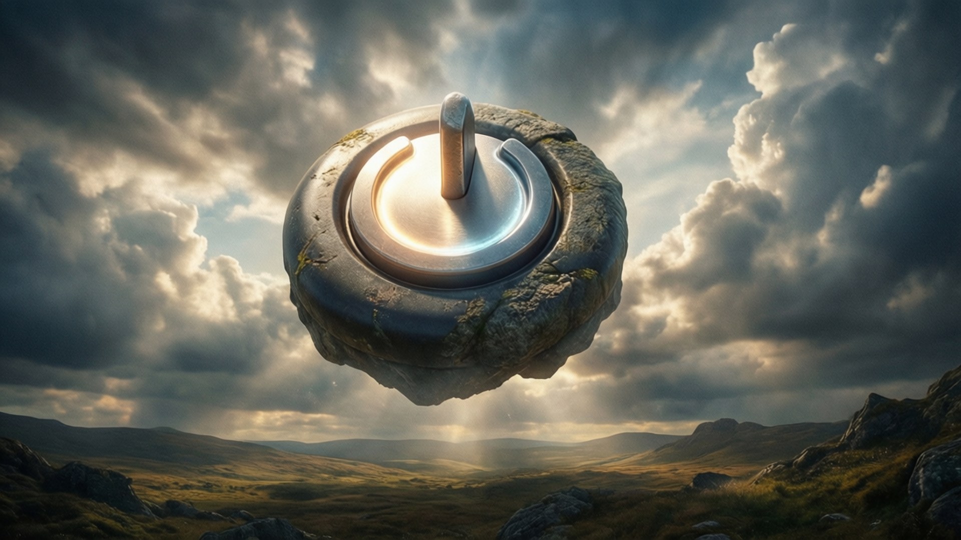 Celestial Power Off by Wallpapers.art Studio