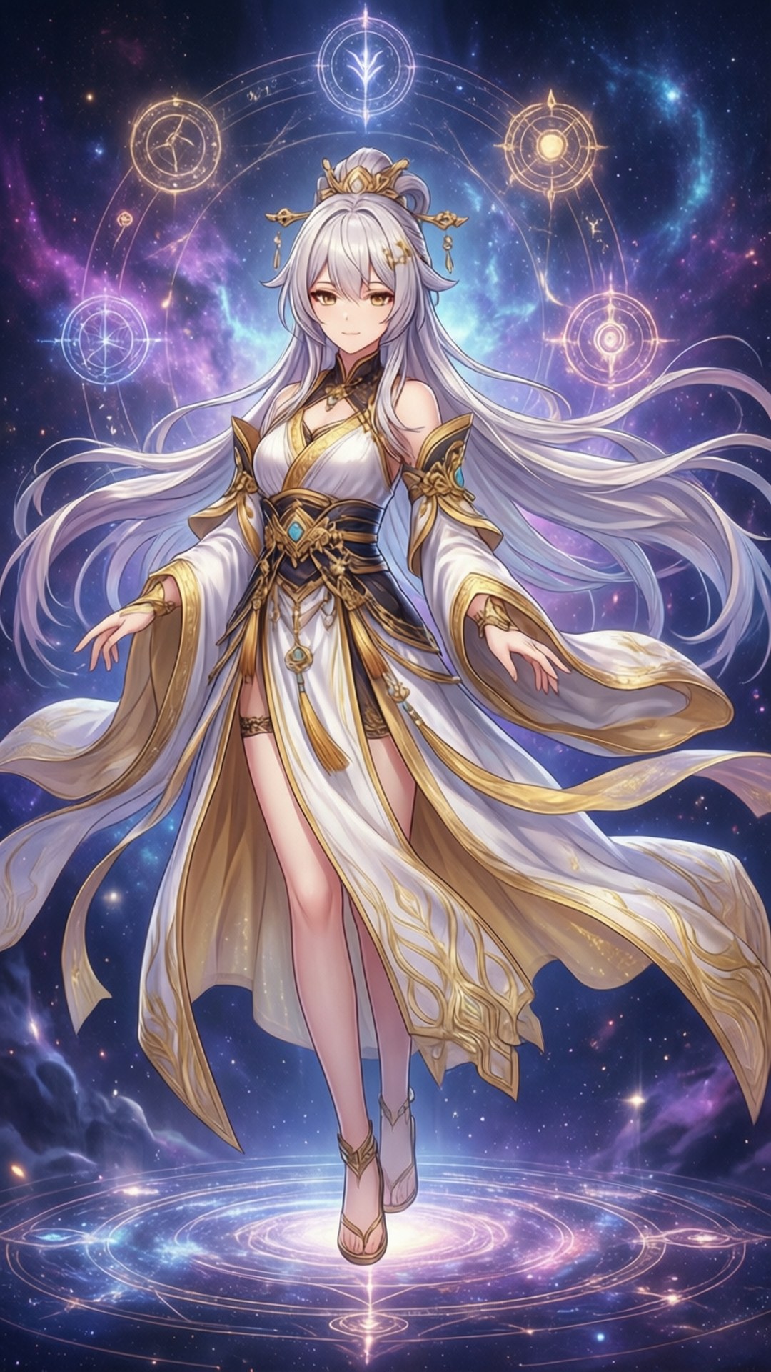 Celestial Prajna Portrait by Wallpapers.art Studio